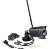 Technaxx Telecamera WiFi IP da Esterno TX-145 - FullHD 1080p, Sensore PIR (120°/8 m), Visione Notturna 15m, Audio Bidirezionale, IP66 Impermeabile, WiFi 2.4 GHz, Avvisi Push, Controllo App