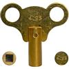 Generic Chiave di spurgo per radiatore, 9 misure: 4,00 mm, 4,25 mm, 4,50 mm, 4,75 mm, 5,00 mm, 5,25 mm, 5,50 mm, 5,75 mm, 6,00 mm (4,25 mm)