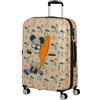American Tourister Wavebreaker Disney - Mickey Mouse Valigia Rigida Grande (77 cm), Valigia da Viaggio, Lucchetto TSA, 4 Ruote, 96 L, 4.2 kg - Mickey Super Surfer