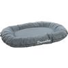 FLAMINGO Dreambay® - Cesto ovale petrolo, 80 x 60 x 14 cm, lavabile, fodera rimovibile con cerniera, idrorepellente