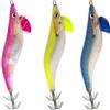JATSUI KIT Rush Egi Rubber S/FS - Rivestimento Silicone Chiodato Artificiale Pesca Totanara Seppia Calamaro #3.0 (Rush Egi Rubber FS, BLE - PNK - YLW)