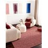 Ted Baker Tappeto a pelo corto, Portobello, morbido Bouclé, tessuto a mano e morbido, look lana, soffice per soggiorno, camera da letto, sala da pranzo, rosa scuro, 160 x 230 cm
