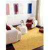 Ted Baker Tappeto a pelo corto, Portobello, morbido bouclé, tessuto a mano e morbido, look lana, soffice per soggiorno, camera da letto, sala da pranzo, giallo, 120 x 170 cm