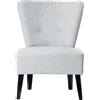 Paper Flow PAPERFLOW sedia per visitatori "Brighton" grigio / nero