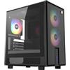 XYZ X-CS-ATOM-B, Micro Tower, PC, Nero, Micro ATX, Mini-ITX