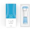 Gvrxec Microneedling Derma Stamp S2 con 140 pin e serbatoio sierico, regolabile 0-3 mm, micro infusione strumento per la cura della pelle e del cuoio capelluto, per viso e cuoio capelluto, senza siero