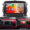 Hodozzy 【4+64G】Hodozzy Carplay Schermo per FIAT 500L 2013-2017 con GPS WiFi, FIAT 500L Autoradio Bluetooth da 9 Pollici con Android Auto/32 EQ/USB/FM/RDS/SWC+Telecamera Posteriore per Fiat 500L