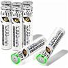 Mspalocell Batteria AAA da 1,5 V al litio 1300mWh ricaricato 8 pezzi, Tiger Stamping Batterie AAA ricaricabili a carico rapido, Con luce di ricarica, oltre 1500 cicli, batteria con scatola della