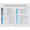 younikat Mousepad con scorciatoie Word Italiano | 24 x 19 cm | Mousepad formato standard | Stampa di qualità su gomma cellulare | Antiscivolo e lavabile | you0054