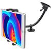 Cuxwill Supporto Tablet Auto Parabrezza per 4-13 Dispositivo, Estensibile Porta Cellulare Cruscotto Parabrezza con Potente Ventosa per iPad Pro Air Mini, Samsung Galaxy Tab, Kindle Fire, Switch etc