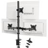 PUTORSEN Supporto Monitor Triplo per Schermo LED LCD da 13-32 Pollici, Super alto Braccio Monitor Scrivania 9 kg per Braccio, VESA75/100mm