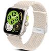 RoYiio Nylon Cinturino per Amazfit Active 2 Square/Active 2/Cheetah Square Cinturino Comodo Traspirante 20mm Cinturini Ricambio per Amazfit GTR Mini/GTS 4 Mini/Bip 3 Pro/GTS 3 - Colore Stellato
