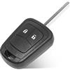 RED WOLF 2 Tasti Chiave Auto Cassa Telecomando con Batteria per Opel Corsa Zafira Astra Meriva Insignia Guscio Chiave