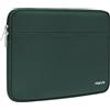 MOSISO Custodia Laptop 13-14 Pollici,Borsa PC 13,3 Pollici Compatibile con MacBook Air 13,6/Pro 13/Pro 14,HP Dell ASUS Lenovo Notebook,Custodia Trasporto Neoprene con Tasca Orizzontale,Verde Smeraldo