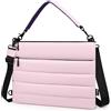 HYZUO 15-16 Pollici Custodia per Laptop per MacBook Pro 16 M5-M1 A3428 A3429, MacBook Pro/Air 15, 15 15,6 Dell/HP/Lenovo/Asusr Notebook, Borsa a Tracolla Donna Lavoro Quotidiano Mano, Rosa Pallido