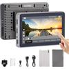 VILTROX DC-X2 Monitor da 6'' Touchscreen Full HD IPS, 2000nits, Ingresso/Uscita HDMI 4K, Monitor Video da Campo con Paraluce, 3D LUT, Waveform, Istogramma e Vectorscope - Nero