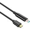 iHaospace Adattatore USB 3.0 a HDMI 1,5 m 1080P Full HD per 2 monitor PC laptop TV compatibile con Windows 7/8/8.1/10/11/XP/MacOS richiede installazione driver