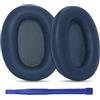 umvowuxa WH-XB900N/WH-CH720N/WH-CH710N Cuscinetti auricolari di ricambio compatibili con cuffie Sony WH-XB900N/WH-CH720N/WH-CH710N, Pad in Pelle Proteica Morbida e Memory Foam (blu)