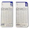 Generico QR 350-550 Cartellini Quindicinali per Timbracartellini SEIKO: QR350, QR550, QR120, QR312, QR6560. Bianco, Set di 500 Pezzi