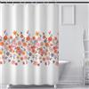 ASKLUND Tenda Doccia Antimuffa 200x240 Fiori Colorati, Lavabile Impermeabile, in tessuto Poliestere, con 16 Anelli e Pesi in Basso, per la Vasca da Bagno e il Bagno