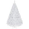 Yaheetech Albero di Natale 183 cm Artificiale Folto Alberi Effetto Realistico con Supporto in Metallo Pieghevole Portatile Decorazione Natalizia per Casa Negozio Bianco