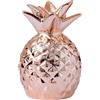 YULIAO Salvadanaio a Forma di Ananas, Creativo per Decorativo, Ananas Moneta Salvadanaio, Salvadanaio in Ceramica (Oro Rosa)