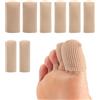 HENGBIRD Set di 8 proteggi dita piedi, protezione dita piedi, protezione alluce, tubolare per dita piedi, punta grande, per sport, escursionismo, tacchi alti e uso quotidiano