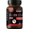 Bluma Berberina 1000mg Pura - 240 Capsule Vegane (4 Mesi) - Berberis Aristata 98% con Pepe Nero e Cromo - Supporto Metabolismo dei Macronutrienti e Livelli di Glucosio - Integratore Naturale Alto Dosaggio