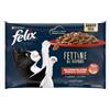 Felix Purina Fettine al Vapore Cibo Umido per Gatti con Manzo e Pollo, 4 buste da 80 g