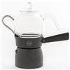 Espresso & Brewing LAB E&B Lab Moka Globe Classic Moka 3 Tazze con Server in Vetro per Piani a Gas