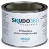 TecnoChalk SKUDO360® - Vernice Protettiva Trasparente OPACA Effetto Naturale per Chalk Paint, Legno, Muro, Cemento, Pietra e Terracotta - Finitura Lavabile Extra Resistente Base Acqua Interno/Esterno (500 ml)