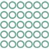 SG Store 30 rondelle in fibra verde da 1/2 pollici (18 x 12 x 1,5 mm) Rondelle di tenuta Rondella in fibra ad alta temperatura per valvola deviatore della caldaia a gas