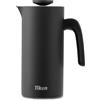 Tiken 1L Caffettiera a Stantuffo in Acciaio Inox, Thermos a Doppia Parete Isolato Sottovuoto, Lavabile in Lavastoviglie, 1L