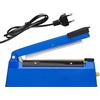 PORFOYO Termosaldatrice per Sacchetti 200 mm, 30.1 * 7.2 * 7.2cm Macchina Sigillante Larghezza di tenuta 2 mm, Macchina Sigillante a Caldo per sigillatrice di sacchetti in plastica PP e PE, Blu