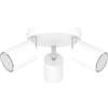 Eglo Reciso-E - Lampada da soffitto a 3 luci, per camera letto e corridoio, spot in acciaio bianco, attacco GU10
