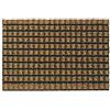 ID MAT ID Opaco 406001 Solido Tappeto zerbino Fibra Polipropilene Beige punteggiato Marrone 60 x 40 x 1,4 cm