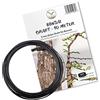 HAPPY SEED 10 m Filo per Bonsai in Alluminio anodizzato, Nero - Essenziale per Ottenere la Forma Desiderata del Bonsai - Ideale per cablare Alberi e Piante (2 mm)