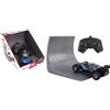 TURBO CHALLENGE - Rider Jump 72 - Off Road - 094836 - Macchina telecomandata - Blu - 1/28 - Batterie incluse - Giocattolo per bambini - Regalo - Cascata - Trampolino - Rampa - Compleanno - Dai 6 anni