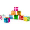 TRENDHAUS 406750 - Set di mini cubi magici, 9 pezzi, cubi magici, ciascuno 3 x 3 x 3 cm, speedcube come regalino per feste di compleanno per bambini