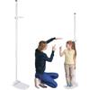 Ysislybin Strumento Di Misurazione Dell'Altezza Stadiometro Portatile 20-210 Cm Design Staccabile In 4 Parti Doppia Scala Di Visualizzazione Per Bambini Adulti Casa E Palestra