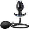 Future of your pleasure Sensual Anal plug gonfiabile FOPS in silicone nero - plug anale gonfiabile con pompa ⌀ 4,5-15 cm | dilatore anale per uomini e donne D22-11