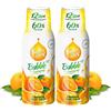 FruttaMax Sciroppo all'Arancia | Meno Zucchero | 60% Frutta Vera | Compatibile con Gasatori - 2 x 500ml
