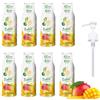 FruttaMax Sciroppo al Mango Senza Zucchero - 60% Frutta Vera | Sciroppo a Basso Contenuto Calorico per Gasatori, Cocktail e Dessert - 8 x 500ml