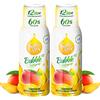 FruttaMax Sciroppo al Mango | Meno Zucchero | 60% Frutta Vera | Compatibile con Gasatori - 2 x 500ml