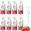 FruttaMax Sciroppo ai Lamponi Senza Zucchero - 60% Frutta Vera | Sciroppo a Basso Contenuto Calorico per Gasatori, Cocktail e Dessert - 8 x 500ml
