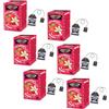 LONDON F&H COMPANY LONDON FRUIT & HERB COMPANY London Fruit® | Infuso Fragola e Vaniglia | Ibisco Fragola Vaniglia Infuso Bustine Singole - 6 x 20 Filtri (240 Gr) | Tisana Senza Caffeina