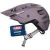 ABUS Casco MTB MoDrop, robusto casco da bicicletta con buona ventilazione per mountain bike, vestibilità personalizzata, unisex, viola, S