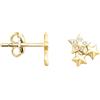SOFIA MILANI - Orecchini da Donna in Argento 925 - Placcati in Oro - Orecchino a Perno a Stella - E1222