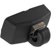 Kacepar Staffa di ricambio per aletta parasole per auto, compatibile con VW Golf Passat, compatibile con Seat Leon/Leon 4 2000-2006 3B0857561B, nero