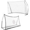 Quickplay Quick Play Sport Ltd, Porta con rebounder, Nero (Schwarz), Taglia Unica